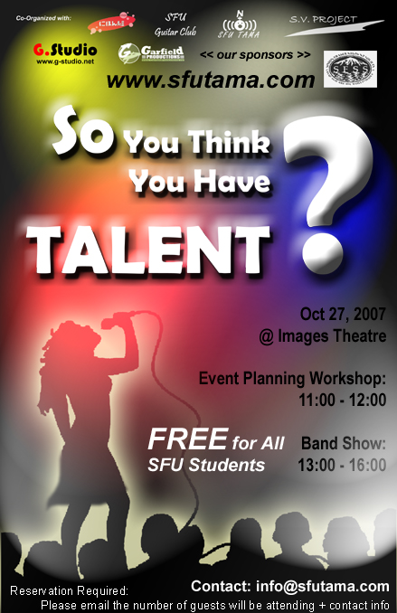 So You Think You Have Talent?